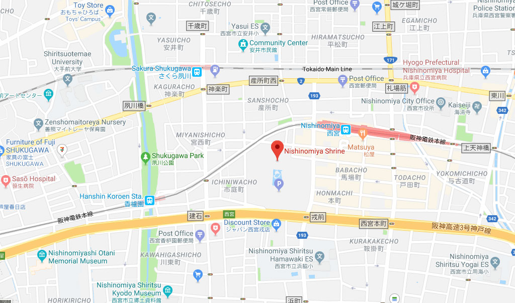西宮神社map